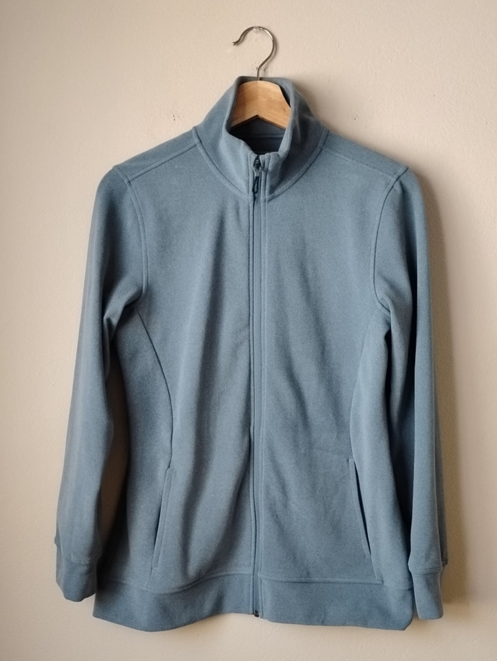 Hi-Tec Light Blue Full-Zip Utility Fleece Jacket